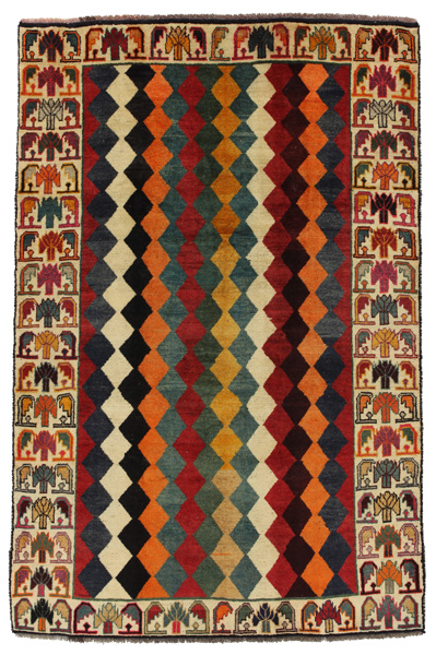 Gabbeh - Qashqai Persian Carpet 234x157