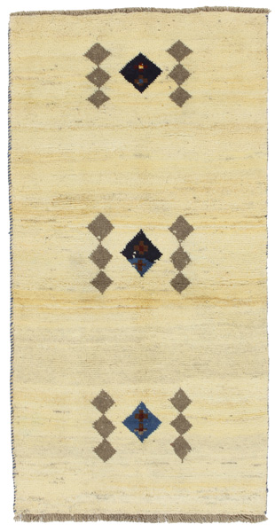 Gabbeh - Qashqai Persian Carpet 183x94