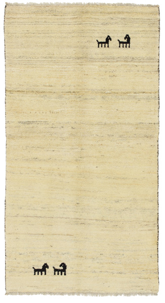 Gabbeh - Qashqai Persian Carpet 192x103