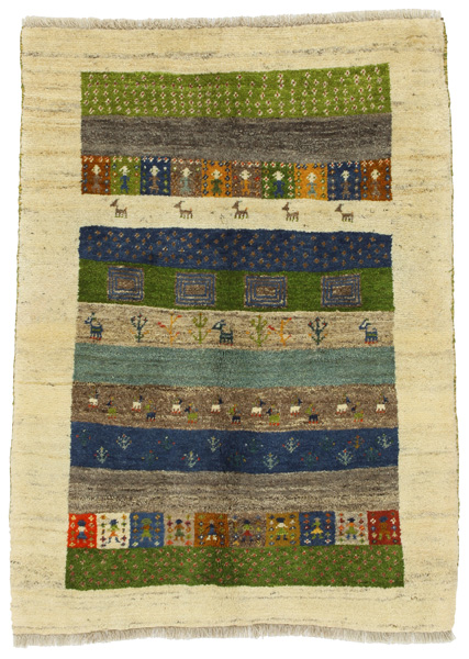 Gabbeh - Qashqai Persian Carpet 147x103