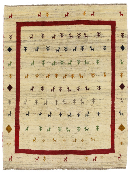 Gabbeh - Qashqai Persian Carpet 203x154