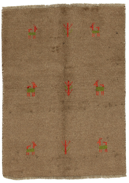 Gabbeh - Qashqai Persian Carpet 138x101