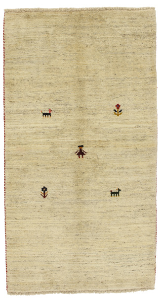 Gabbeh - Qashqai Persian Carpet 197x106