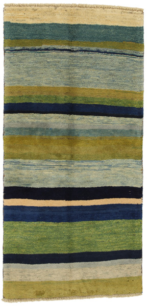 Gabbeh - Qashqai Persian Carpet 198x96