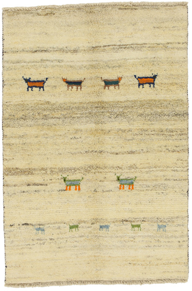 Gabbeh - Qashqai Persian Carpet 154x104
