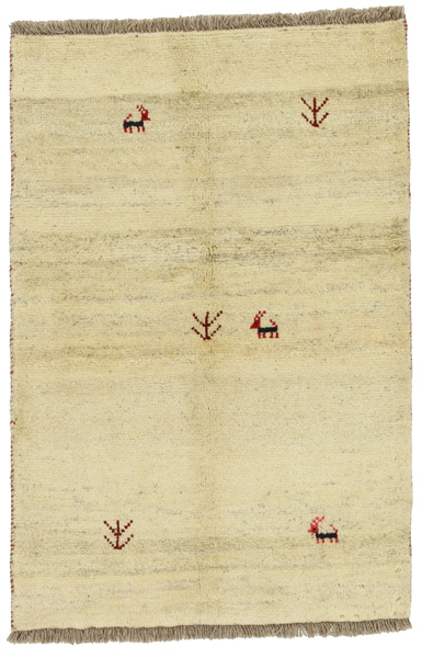 Gabbeh - Qashqai Persian Carpet 142x95
