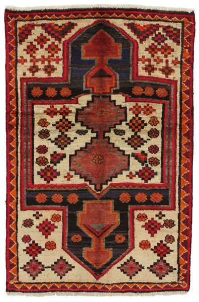 Gabbeh - Bakhtiari Persian Carpet 162x109