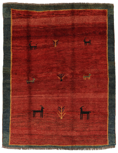 Gabbeh - Qashqai Persian Carpet 185x146
