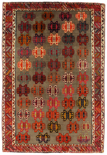Gabbeh - Bakhtiari Persian Carpet 292x200