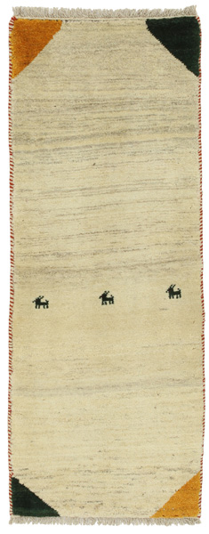 Gabbeh - Qashqai Persian Carpet 157x61