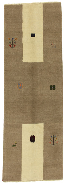Gabbeh - Qashqai Persian Carpet 289x96