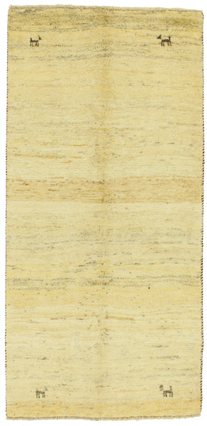 Gabbeh - Qashqai Persian Carpet 190x92