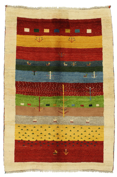 Gabbeh - Qashqai Persian Carpet 175x116