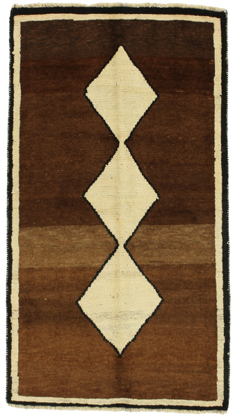Gabbeh - Qashqai Persian Carpet 188x104