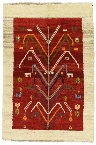 Gabbeh - Qashqai Persian Carpet 173x117