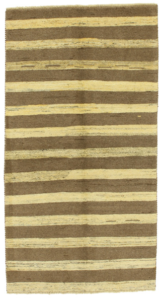 Gabbeh - Qashqai Persian Carpet 195x104