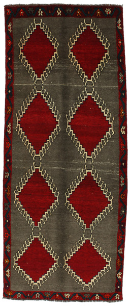 Gabbeh - Qashqai Persian Carpet 248x101