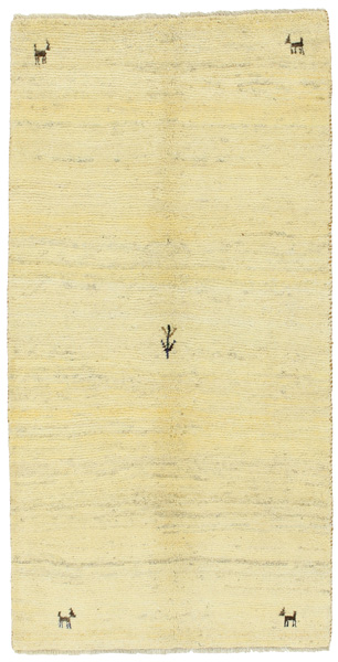 Gabbeh - Qashqai Persian Carpet 190x96