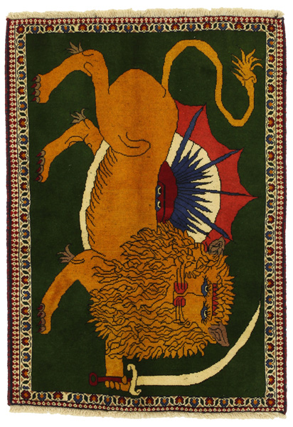 Kashkooli - Gabbeh Persian Carpet 145x104