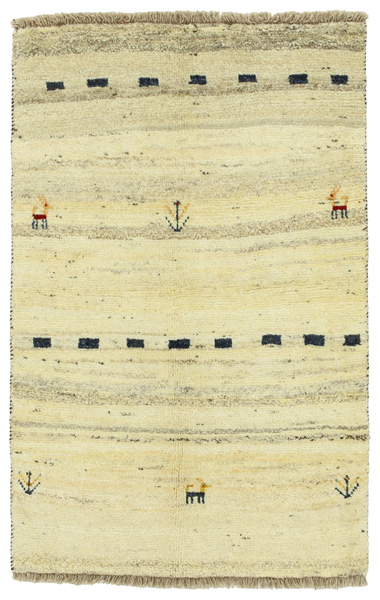 Gabbeh - Qashqai Persian Carpet 142x92