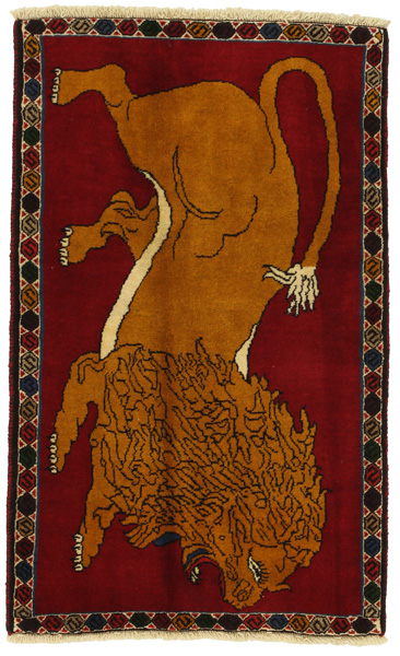 Kashkooli - Gabbeh Persian Carpet 135x83
