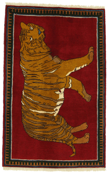 Kashkooli - Gabbeh Persian Carpet 128x82