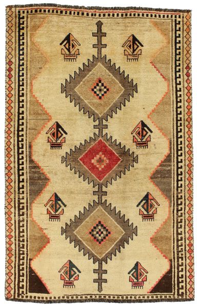Gabbeh - old Persian Carpet 197x126