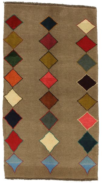 Gabbeh - Qashqai Persian Carpet 188x104