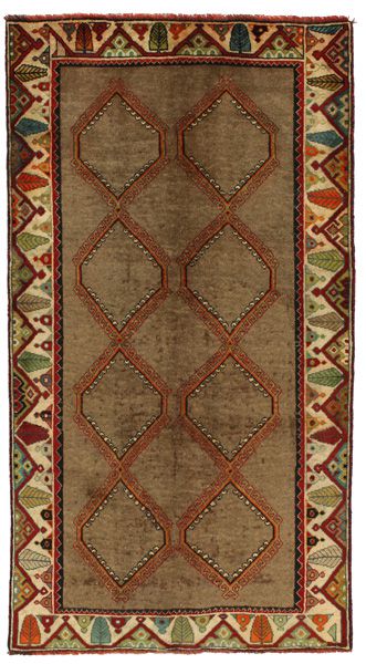 Gabbeh - Qashqai Persian Carpet 212x115