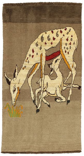 Gabbeh - Qashqai Persian Carpet 188x102