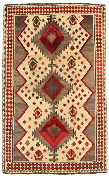 Gabbeh - Qashqai Persian Carpet 235x145