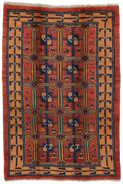 Gabbeh Persian Carpet 205x142