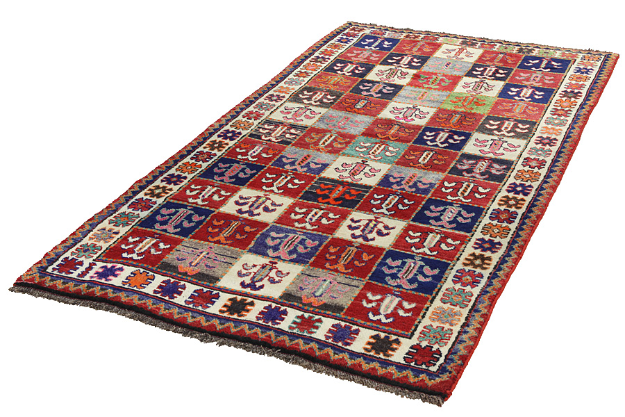 Gabbeh - Bakhtiari Persian Carpet 270x145 - Picture 2