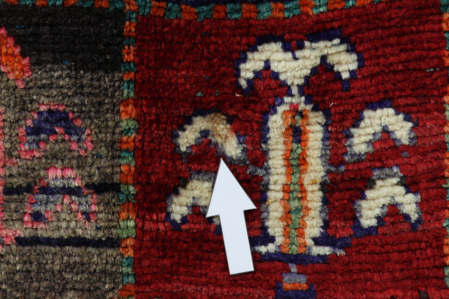 Gabbeh - Bakhtiari Persian Carpet 270x145 - Picture 7