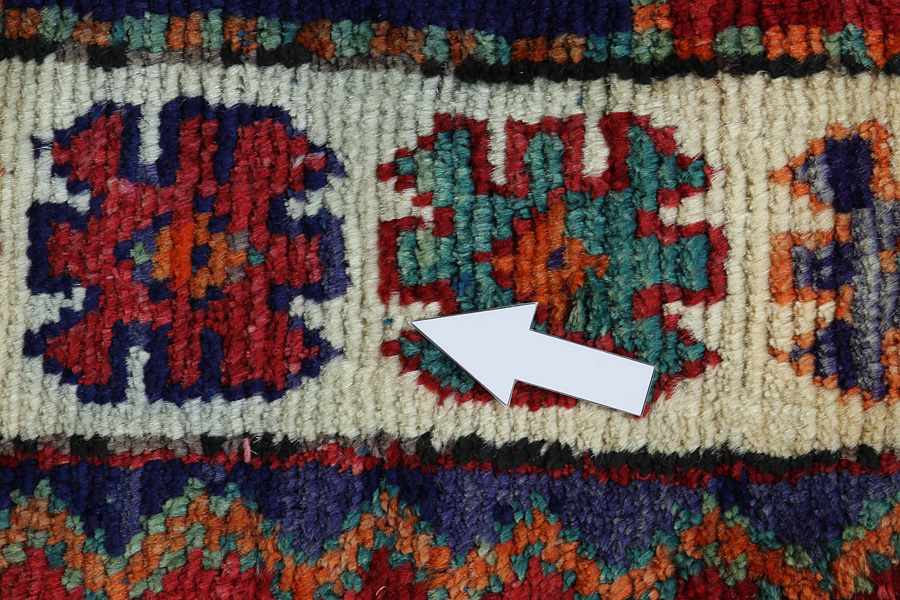 Gabbeh - Bakhtiari Persian Carpet 270x145 - Picture 8