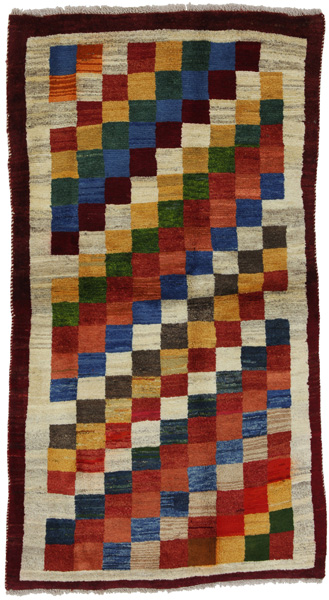 Gabbeh - Qashqai Persian Carpet 180x98