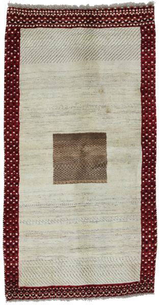 Gabbeh - Qashqai Persian Carpet 199x104