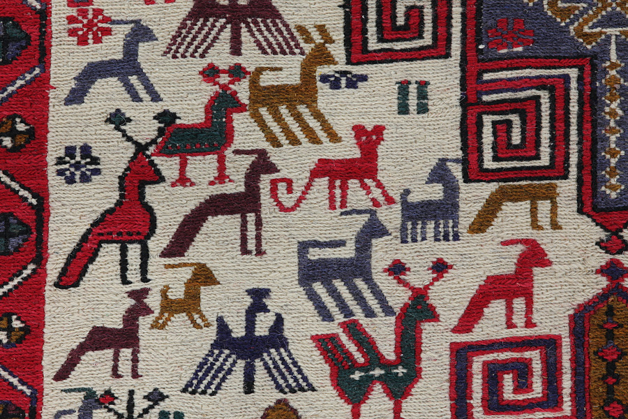 Kilim Sumak - Afshar 130x105 - Picture 5