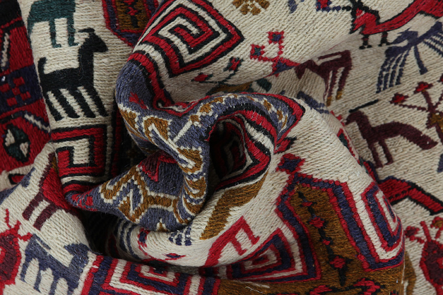 Kilim Sumak - Afshar 130x105 - Picture 6