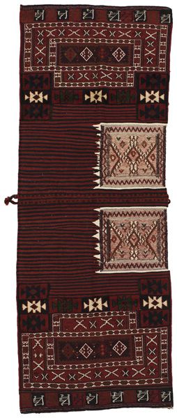 Turkaman - Saddle Bag Persian Carpet 295x110