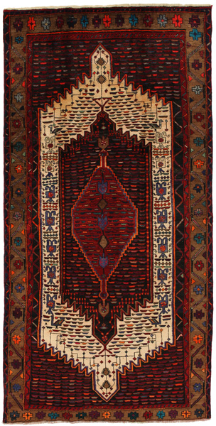 Senneh - Kurdi Persian Carpet 296x148