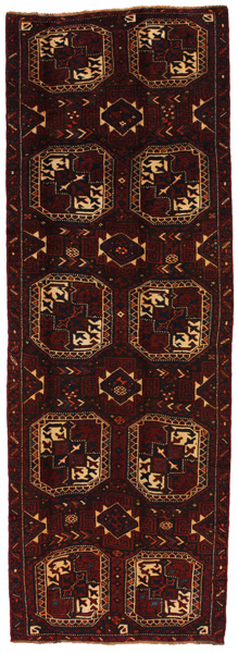 Turkaman - Bokhara Persian Carpet 376x131