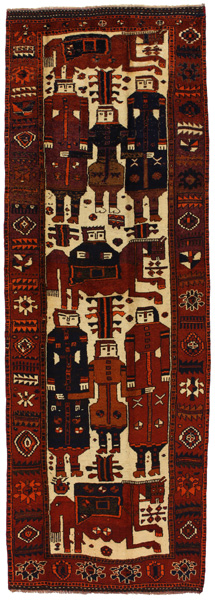 Bakhtiari - Qashqai Persian Carpet 395x135
