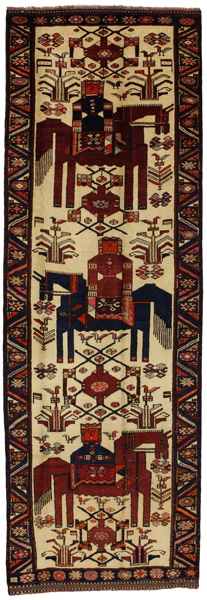 Bakhtiari - Qashqai Persian Carpet 404x135