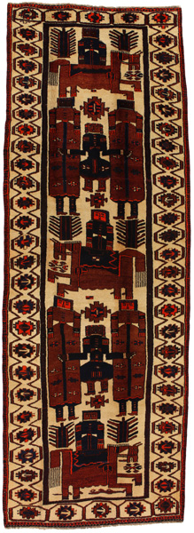 Bakhtiari - Qashqai Persian Carpet 430x150