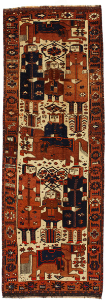 Bakhtiari - Qashqai Persian Carpet 361x125
