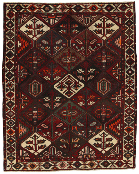 Bakhtiari Persian Carpet 210x165