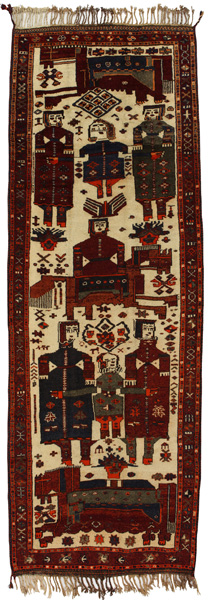 Bakhtiari - Qashqai Persian Carpet 395x133