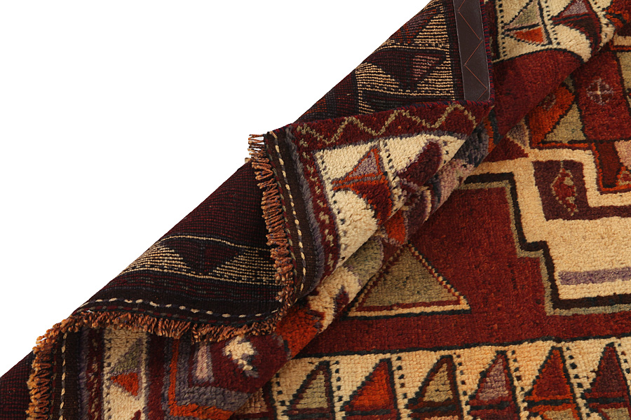 Bakhtiari - Gabbeh Persian Carpet 382x124 - Picture 4