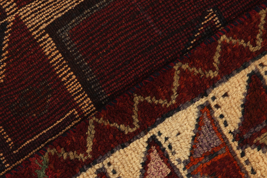 Bakhtiari - Gabbeh Persian Carpet 382x124 - Picture 5